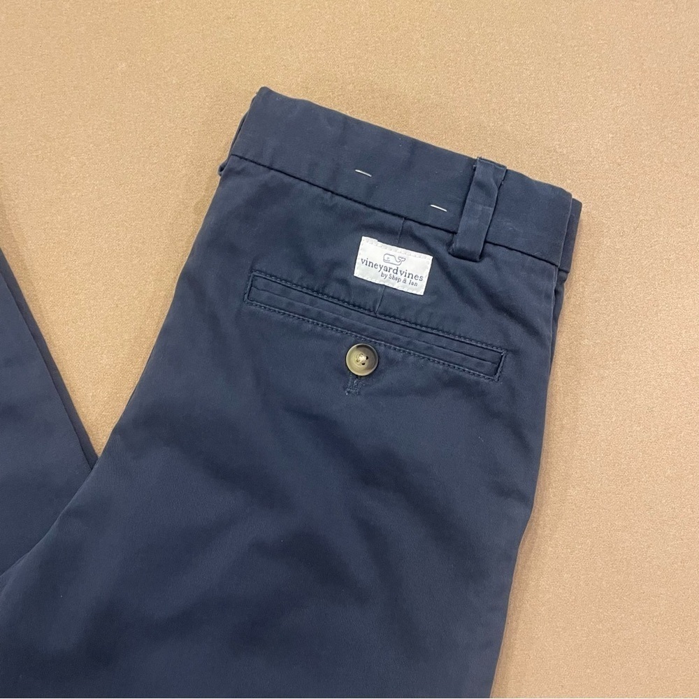 Boy’s Vineyard Vines Navy Blue Chinos Size 14 - Picture 2 of 14